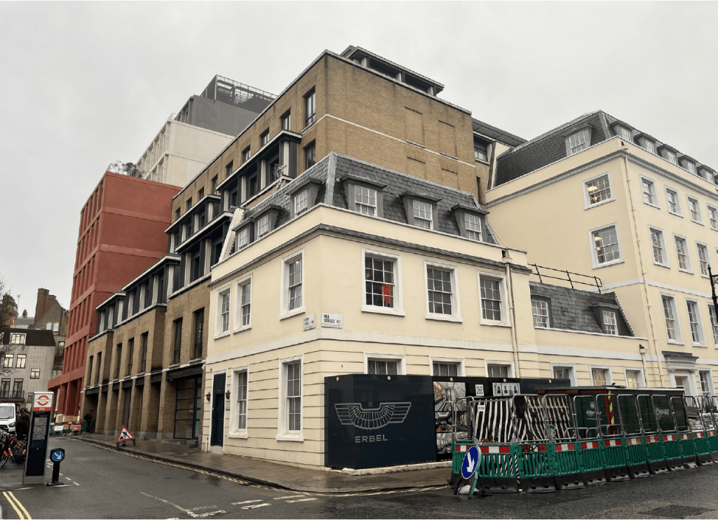 Junction at Farm Street - Hill Street